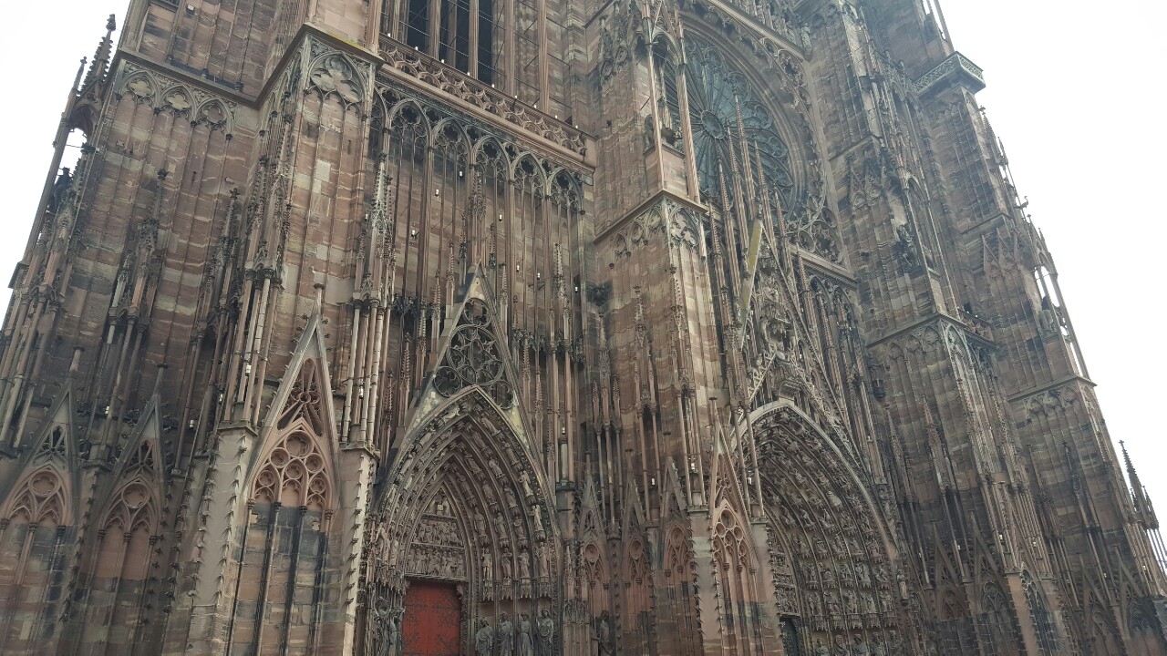 Strasbourg cathedral outside