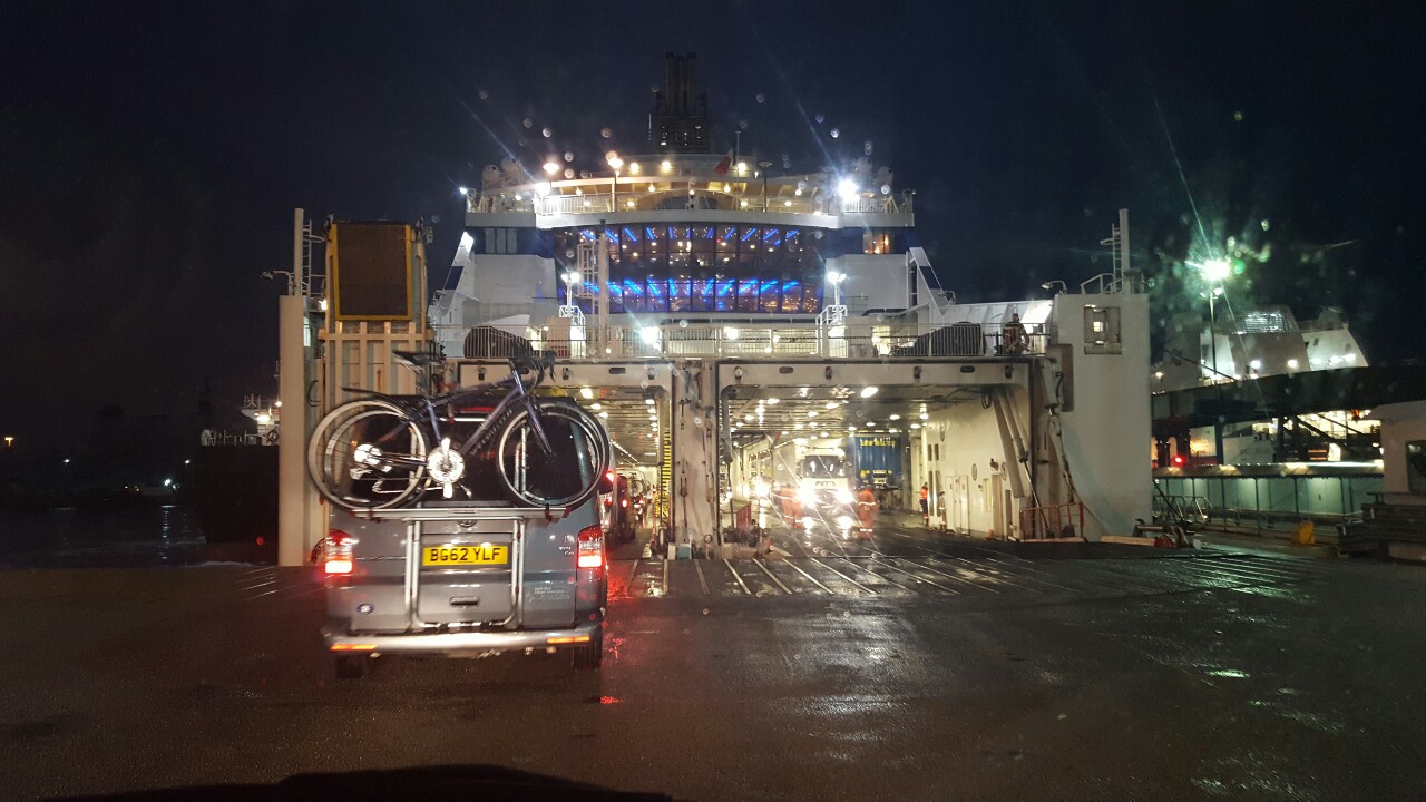 Boarding the ferry