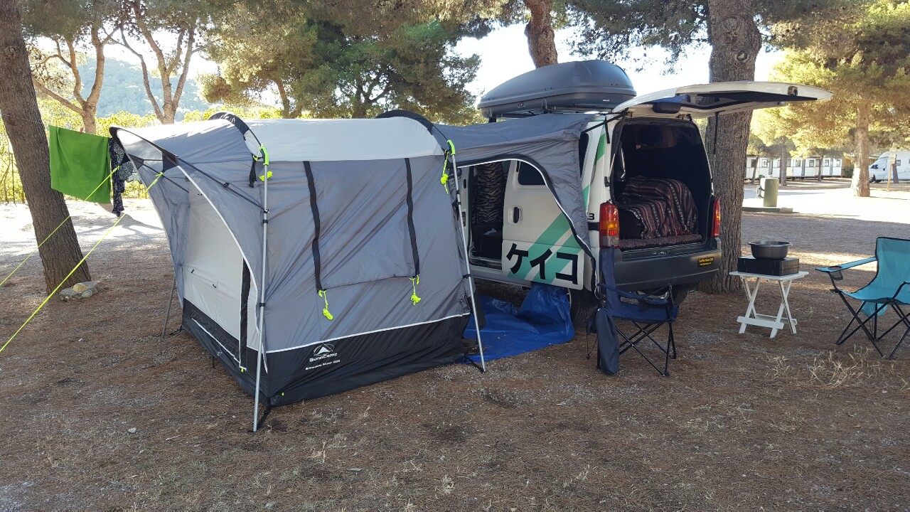 Our camping set up