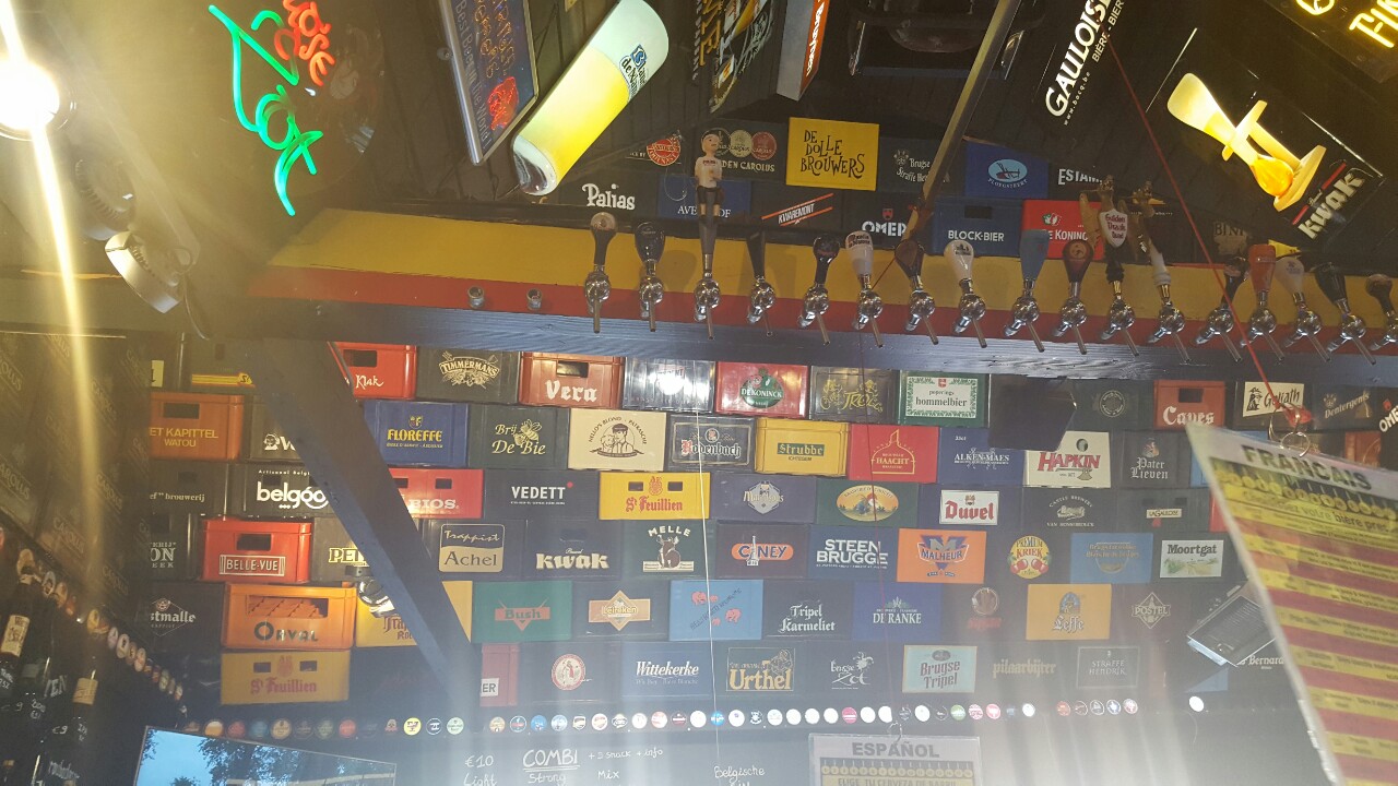 The beer wall