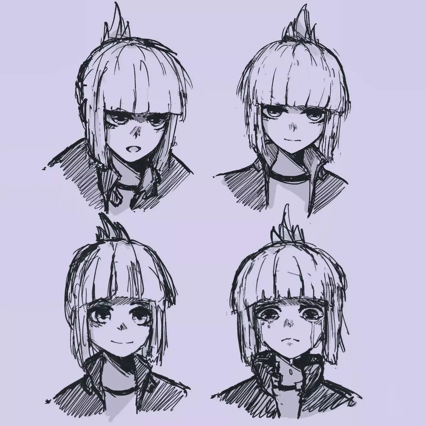 Nia expression sketches